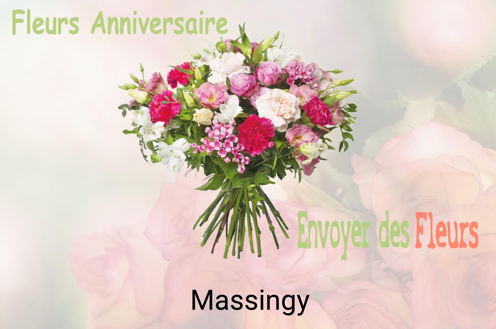 Bouquet de fleurs d’anniversaire livré à Massingy